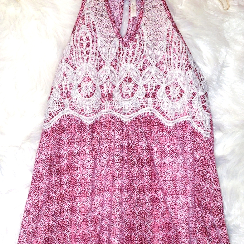 Pink Sleeveless Top Blouse